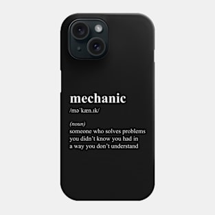 Funny Auto Mechanic Definition Phone Case