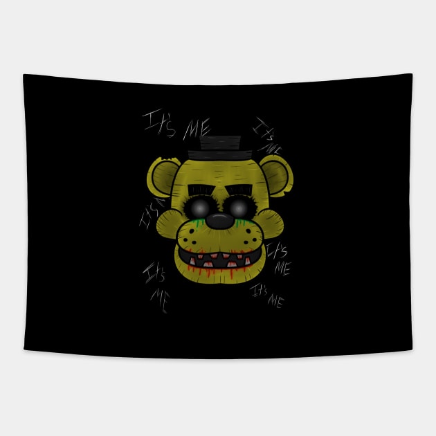 Golden Freddy Tapestry by Colonius