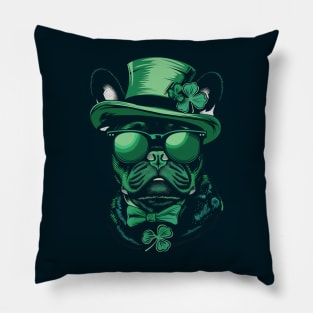 leprechaun Frenchie Dog Pillow