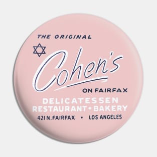 Cohen's Jewish Deli on Fairfax Pin