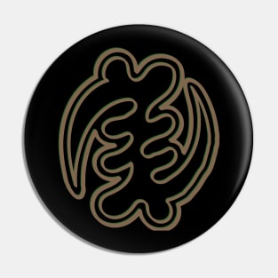 Gye Nyame Adrinka symbol Pin