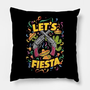 Lets Fiesta Cinco De Mayo Pillow