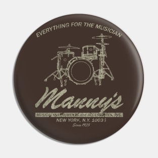 Manny's Music 1935 (Fresh Design) Pin