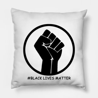 Black Power Fist Pillow