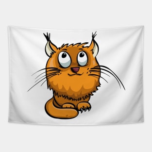 Funny cat cartoon Tapestry