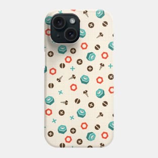 Mechanical Nuts and Bolts Phone Case