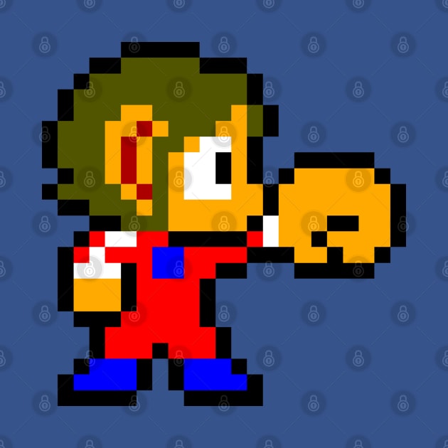 Alex kidd Retro Pixel by Scar