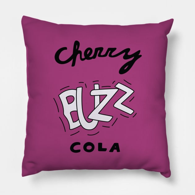 Buzz Cherry Cola Pillow by saintpetty