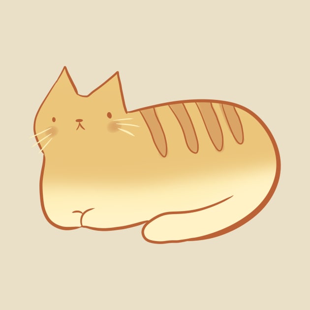 cat loaf illustration by Mayarart