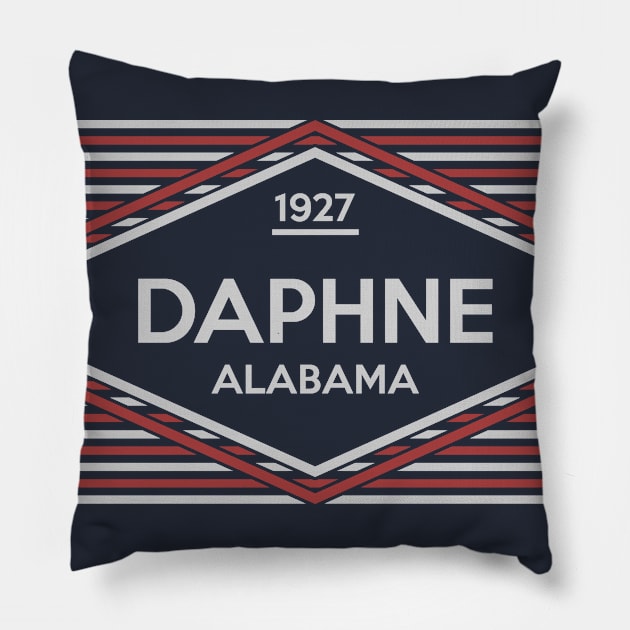 Daphne Alabama Pillow by RAADesigns