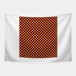 Pattern black circles mask Tapestry