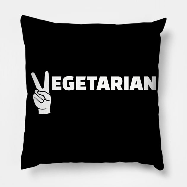 Vegetarian Pillow by Designzz