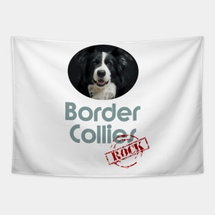 Border Collies Rock! Tapestry