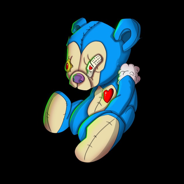 Broken Heart Bear by doyou247llc