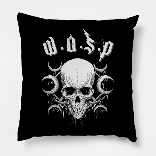 wasp the darkness Pillow by ramon parada