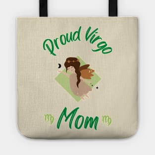 Proud Virgo Mom Astrology Zodiac Tote