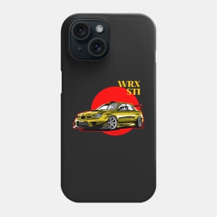 Subie WRX sti illustration Phone Case