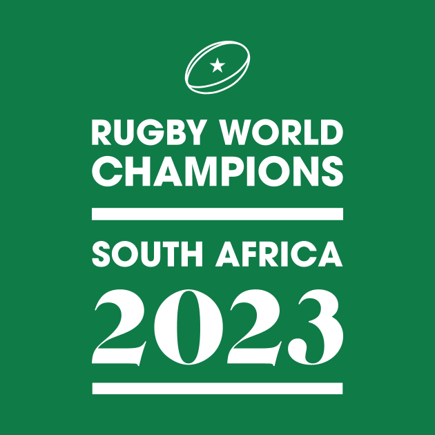 South Africa 2023 Rugby World Champions by stariconsrugby