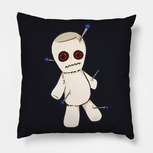 Vodoo Doll Comic Pillow by Foxxy Merch