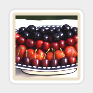 cherry size chart Magnet