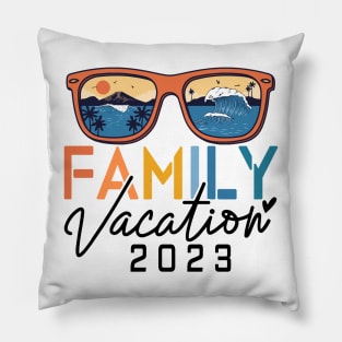 Family Vacation 2023 Beach Matching Summer Vacation 2023 Pillow