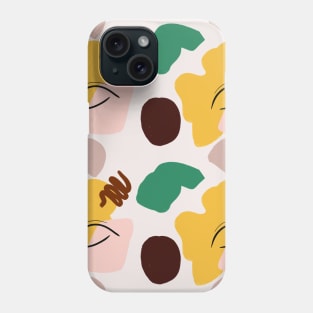 Colorful Modern Retro Abstract Pattern Phone Case