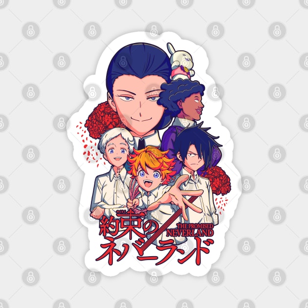 The Promised Neverland Magnet by ArtMoore98