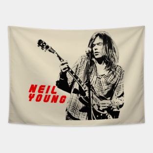 neil young visual art Tapestry