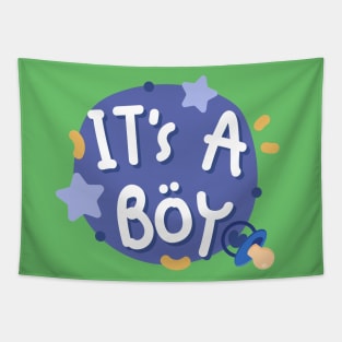 It's A Boy sticker Tapestry