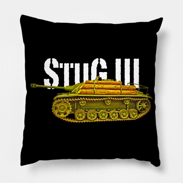 StuG III Pillow by BearCaveDesigns