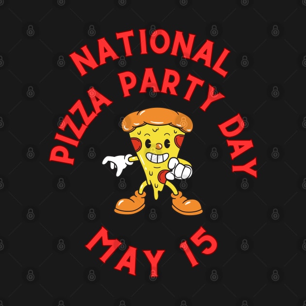 National Pizza Party Day Fritts Cartoons by Shean Fritts 