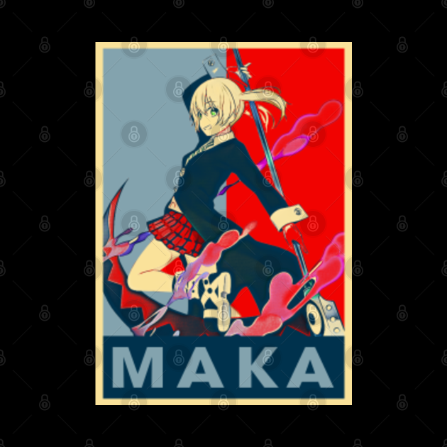 Maka Soul Eater Japanese Dark Fantasy Anime Character Funny - Soul Eater - Masque | TeePublic FR