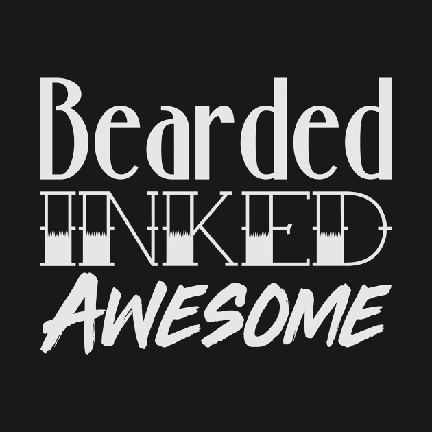 Bearded Inked Awesome by FontfulDesigns