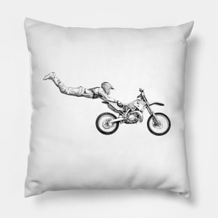 motocross freestyle Pillow