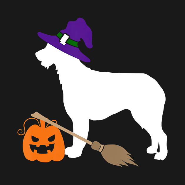 Irish Wolfhound Witch Hat Halloween Dog Costume by AlexWu