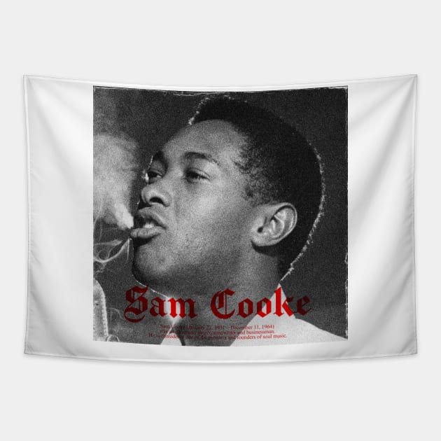 Sam Cooke The King Of Soul Tapestry by Angel arts
