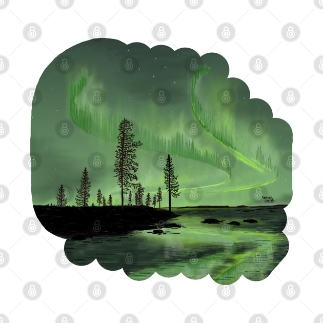Green Reflection - Lapland8seasons by Aurealis