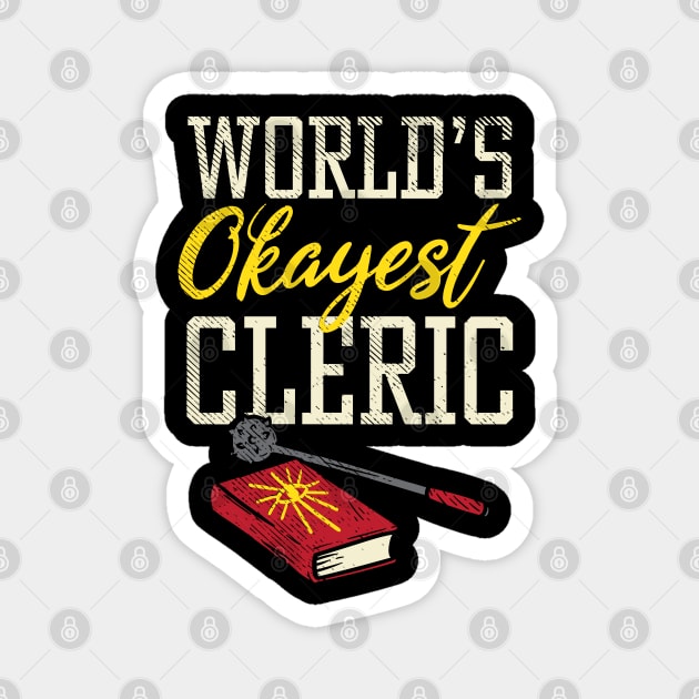 World's Okayest Cleric Magnet by maxdax