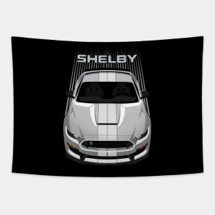Ford Mustang Shelby GT350 2015 - 2020 - Silver - White Stripes Tapestry