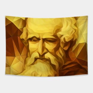 Archimedes Golden Portrait | Archimedes Artwork 9 Tapestry