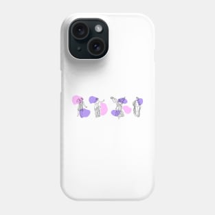 Greek Goddess purple Phone Case