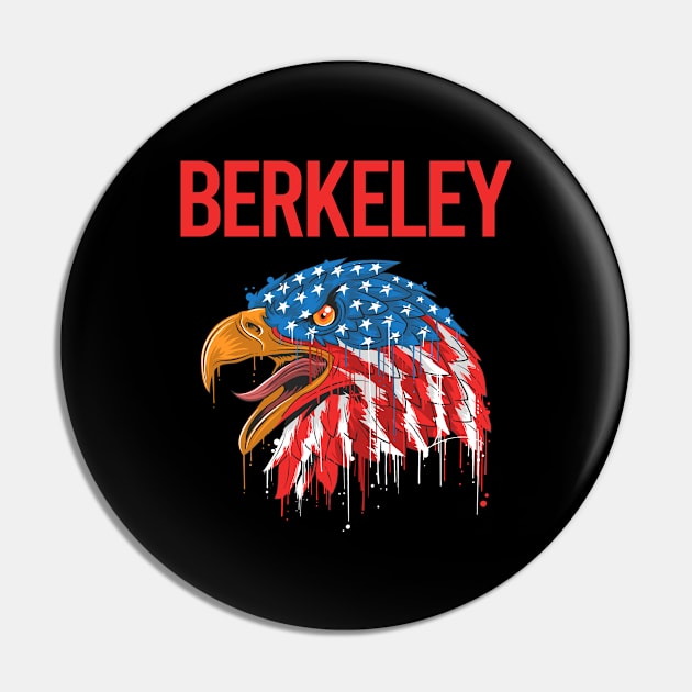 USA Eagle Berkeley Pin by flaskoverhand