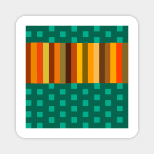 New Fall Colors Pattern Magnet