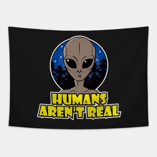 Humans Aren't Real Tapestry