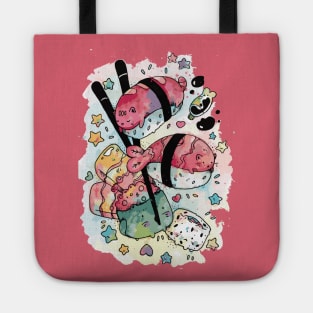 Kawaii Sushi Cat Tote