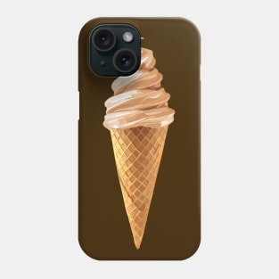 Butter Pecan Ice Cream Cone Phone Case