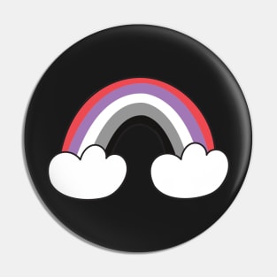 LITHSEXUAL pride flag Pin