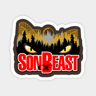 Kings Island Son of Beast Roller Coaster Magnet