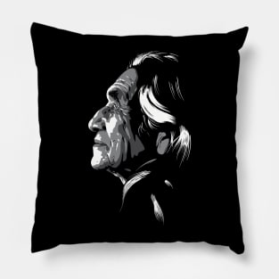 Dan George greyscale Pillow