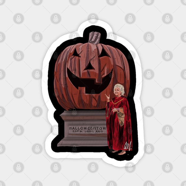 Halloweentown: Welcome Magnet by 51Deesigns
